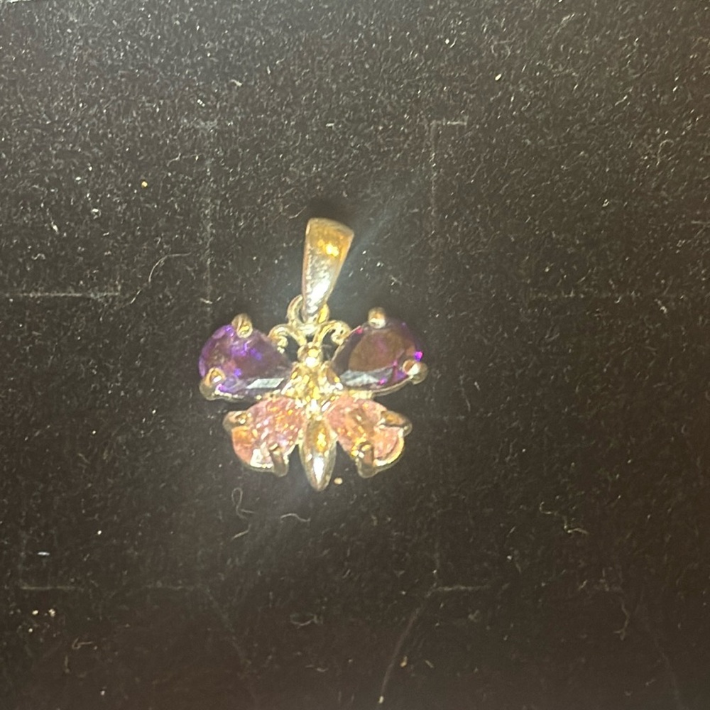 Butterfly necklace charm